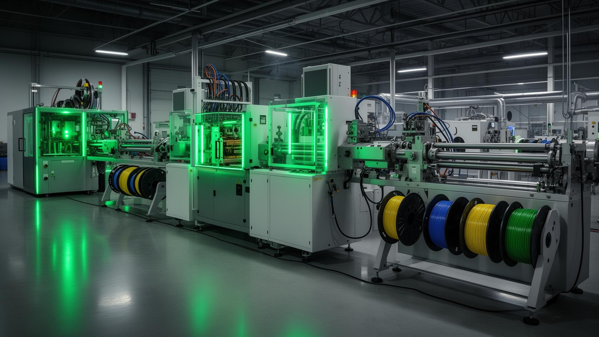 Polink 3D printing filament factory in Riyadh, Saudi Arabia